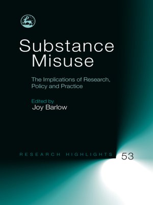 cover image of Substance Misuse